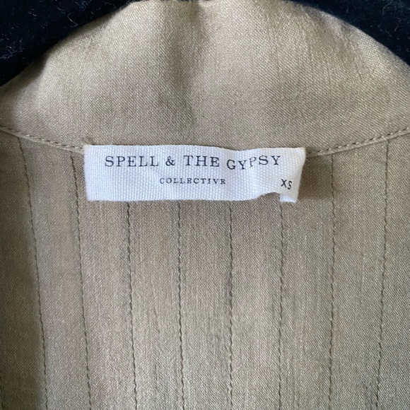 Spell Linda Blouse in Khaki - Picture 9 of 12